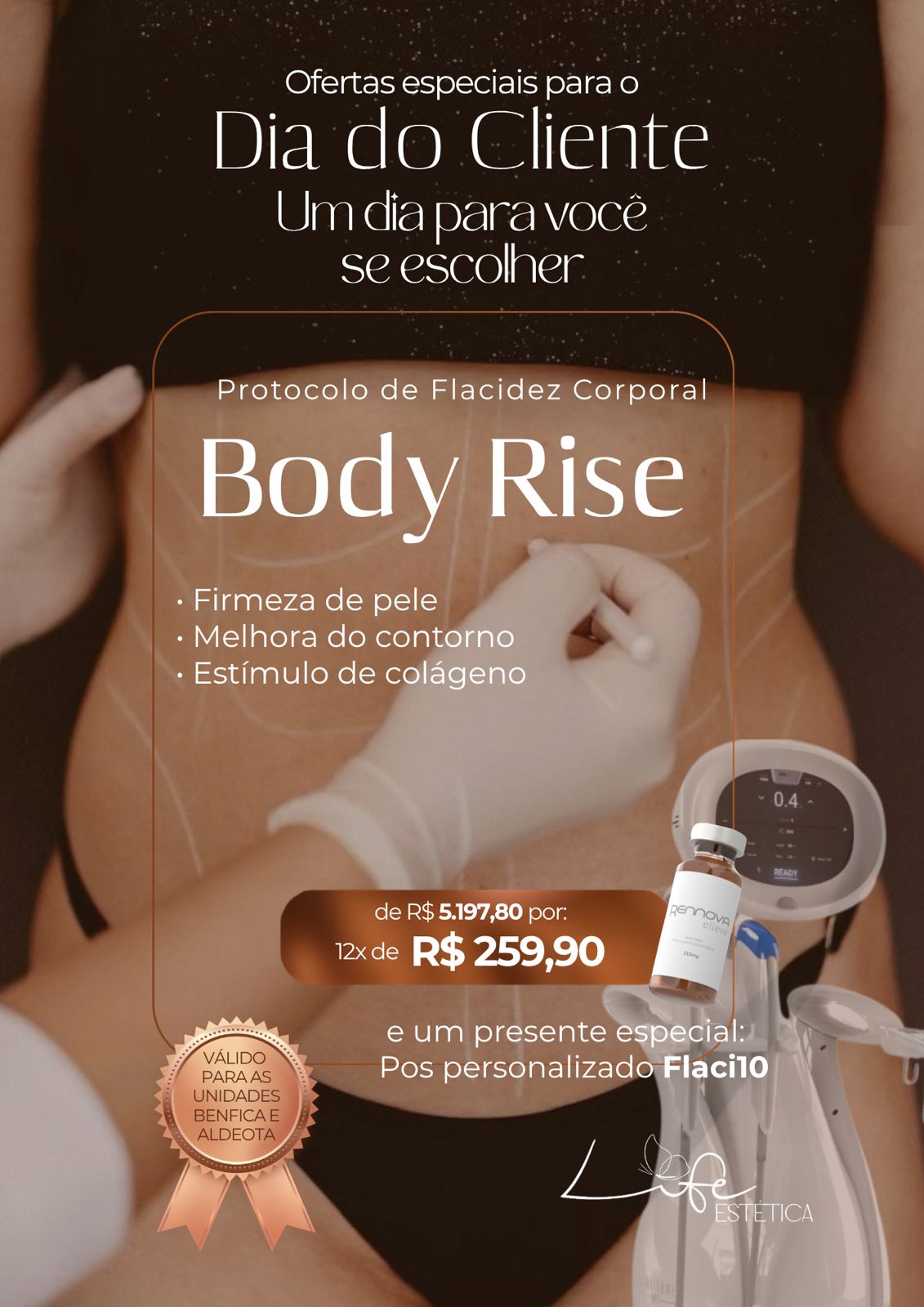 Protocolo Body Rise - Flacidez Corporal